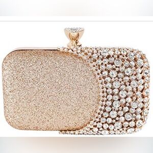 Gold and Silver Rhinestone Clutch. Perfect for the bride or for a night out!